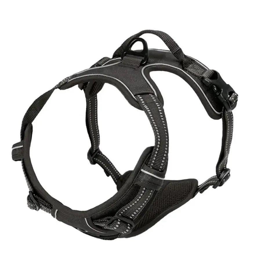 Heavy Duty No-Pull Harness – Reflective with Control Handle