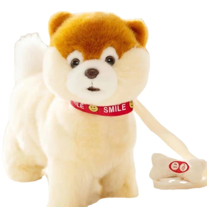 Robot Dog Toy – Interactive Plush Puppy with Leash Control