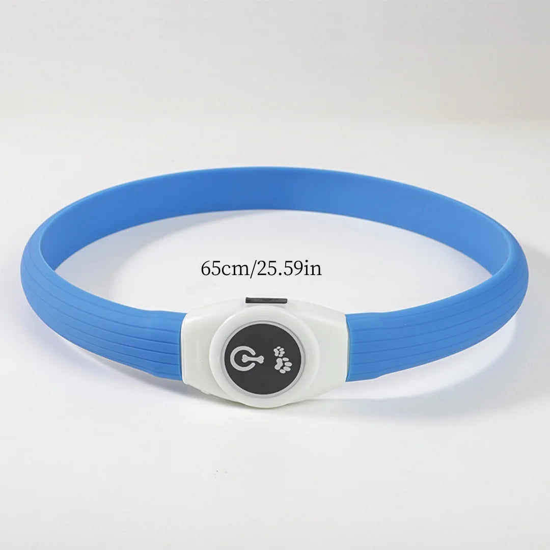 LED Dog Collar – USB Rechargeable & Waterproof