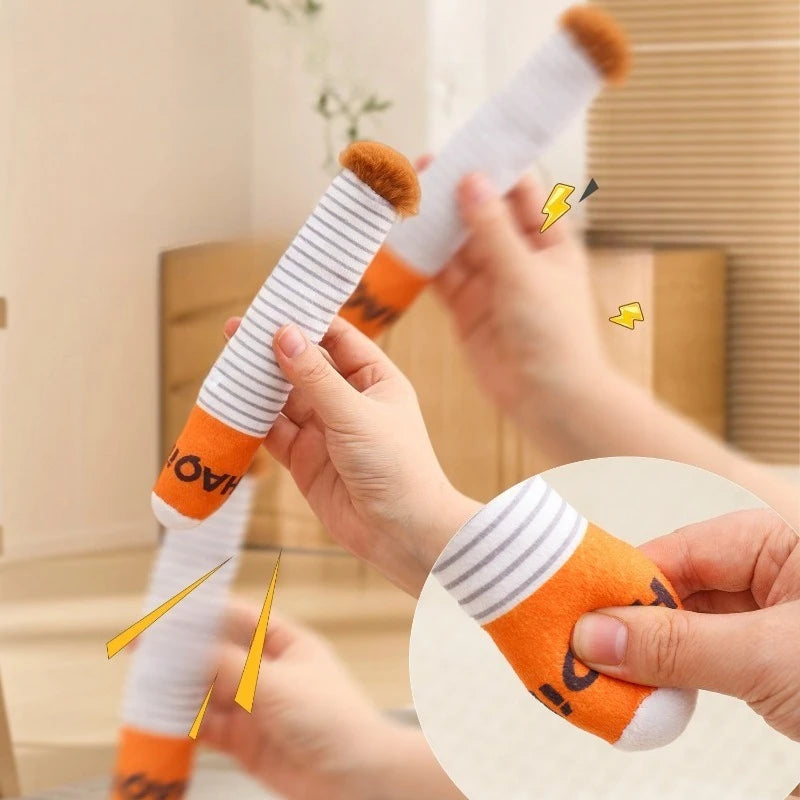 Funny Cigarette Dog Toy – Interactive Squeaky Plush