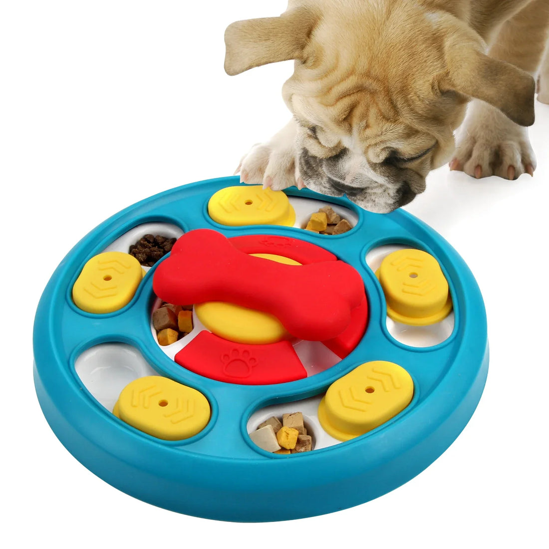 Slow Feeder Dog Bowl – Anti-Choking IQ Training Licking Plate