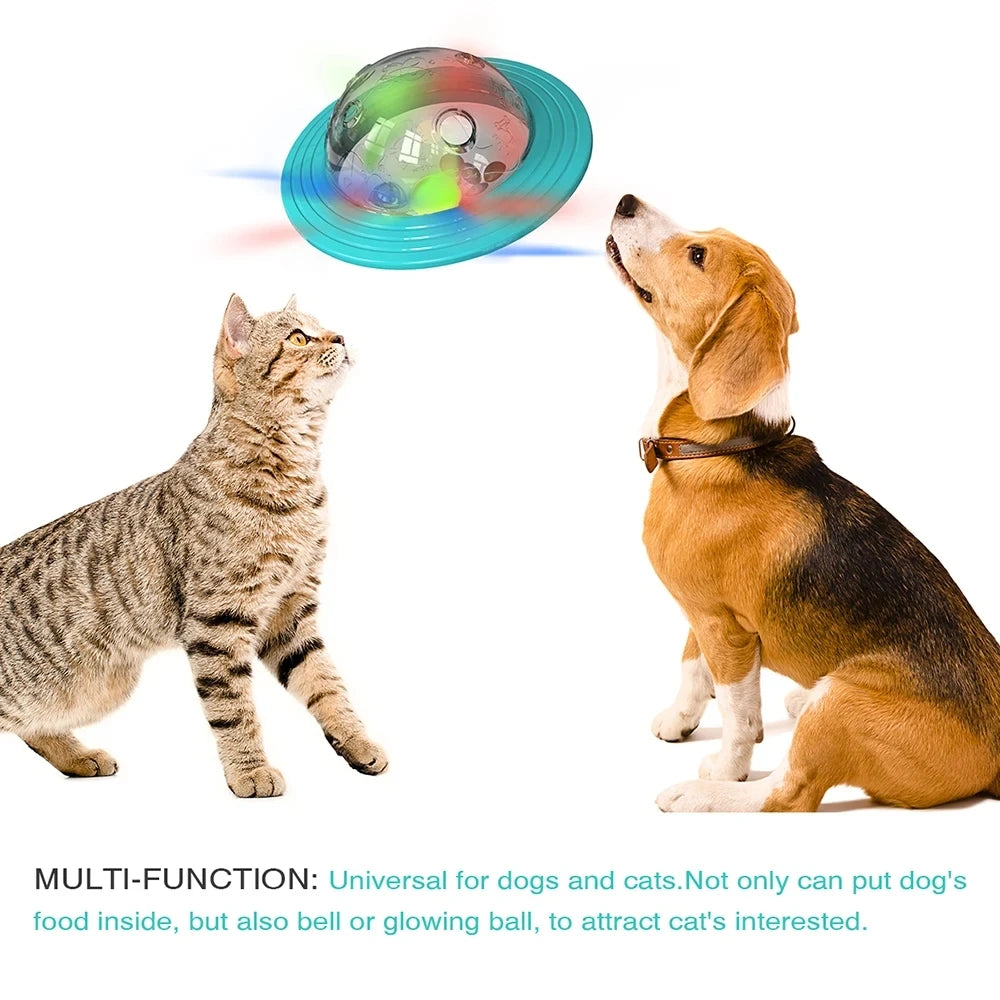 Treat Dispensing Flying Disc – Interactive Dog Toy for Outdoor Fetch & IQ Training