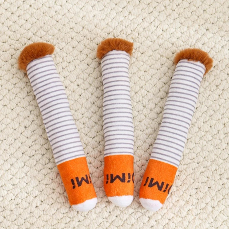 Funny Cigarette Dog Toy – Interactive Squeaky Plush