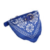 PU Cat Dog Collar with Scarf – Adjustable & Cute