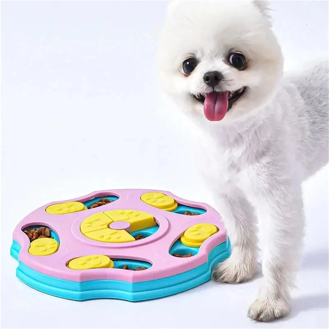 Dog Puzzle Feeder – Interactive Slow Feeder Bowl