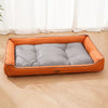 Corduroy Dog Sofa Bed – Large Couch with Removable Cover