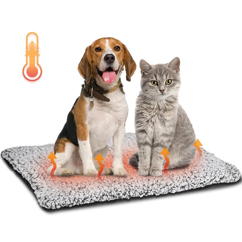 Self-Warming Pet Pad – Thermal, Washable & Non-Slip