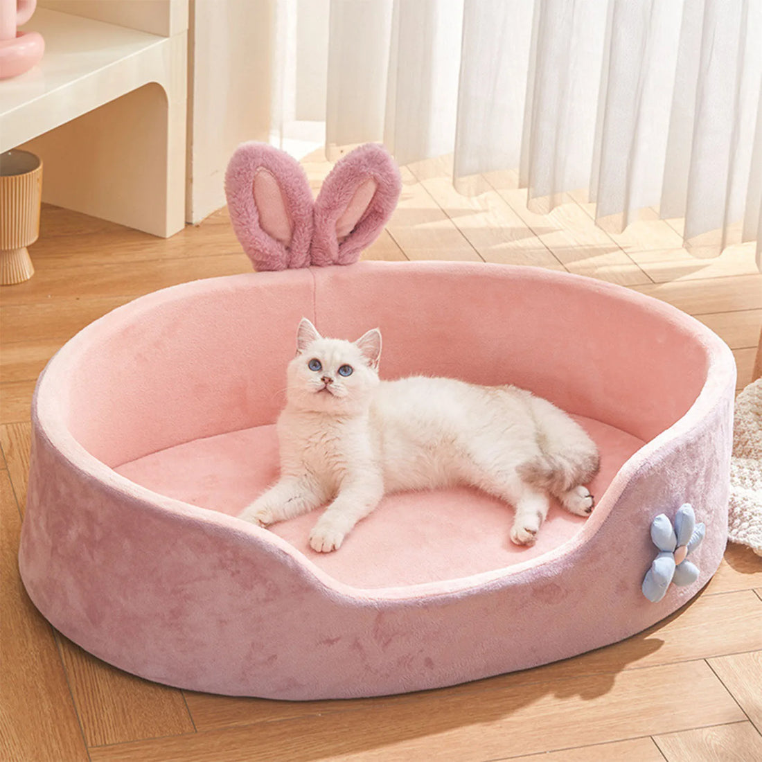Detachable Pet Bed – Washable with Anti-Slip Base
