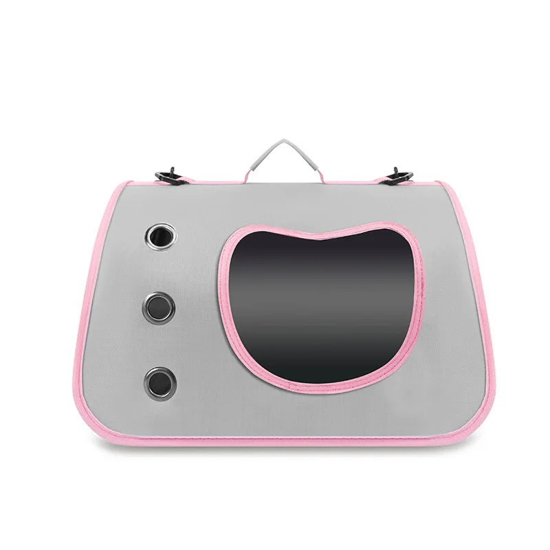 Portable Pet Carrier Bag – Foldable & Breathable Crossbody