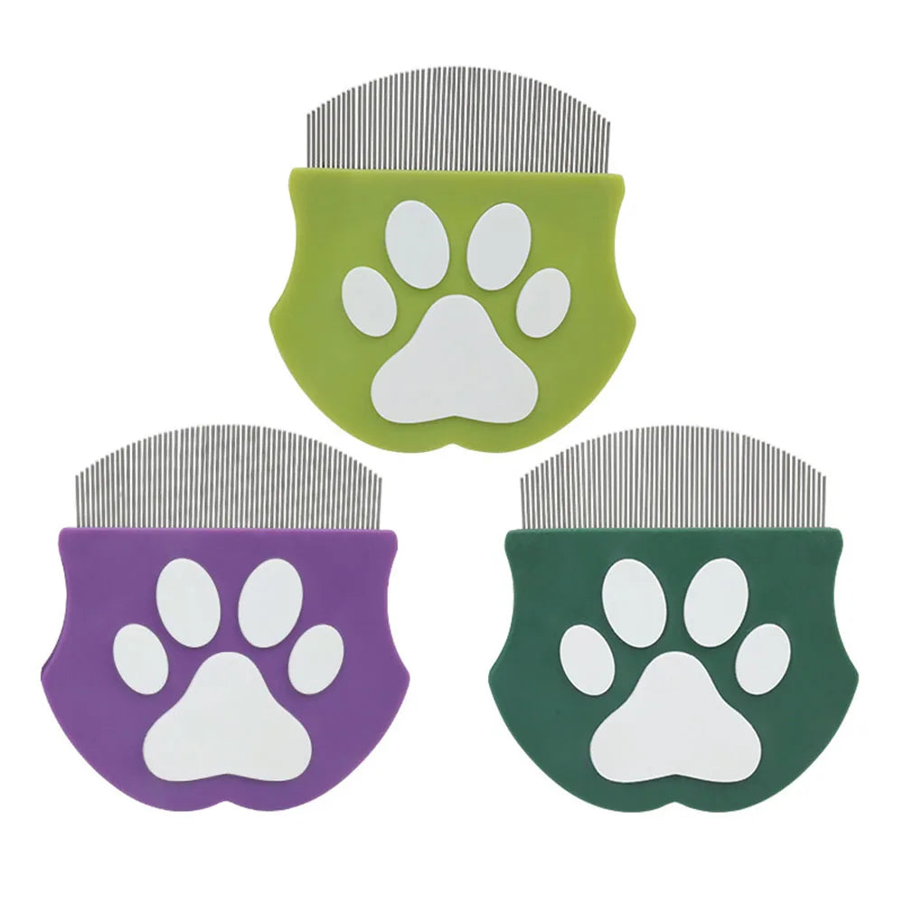 Mini Pet Face Comb – Stainless Steel & Gentle Flea Removal