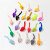 Rabbit Fur Cat Toy – Realistic Mouse with Rainbow Tail