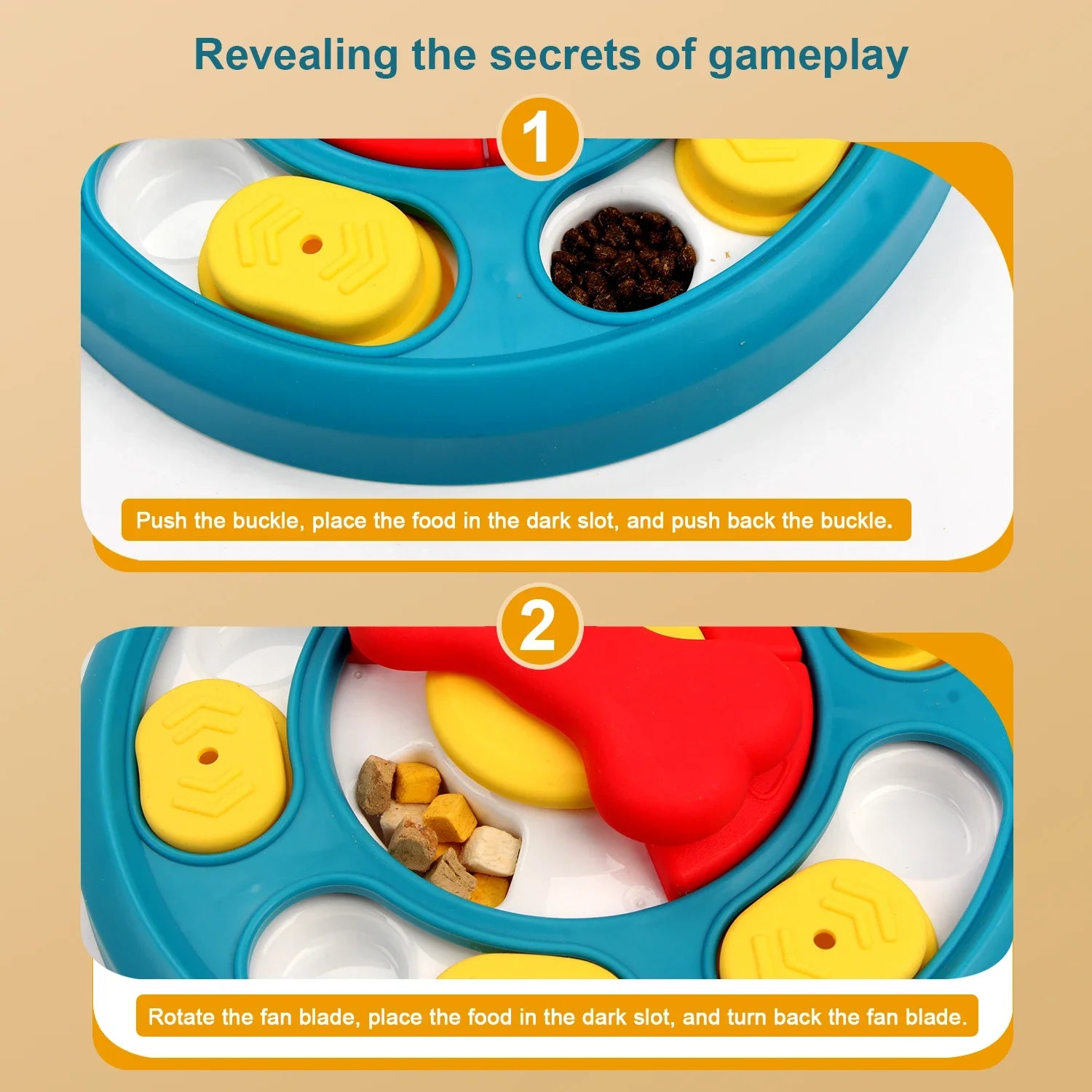 Slow Feeder Dog Bowl – Anti-Choking IQ Training Licking Plate
