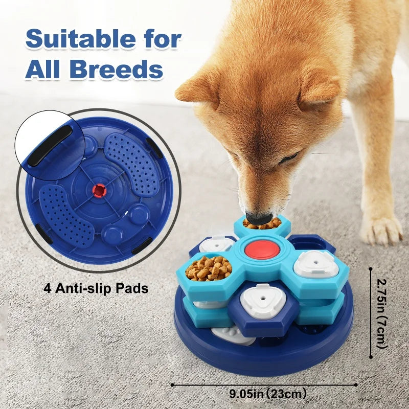 Slow Feed Dog Puzzle – Interactive Training Tray