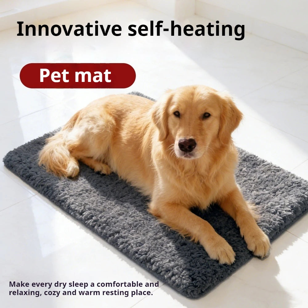 Self-Warming Pet Pad – Washable Thermal Mat