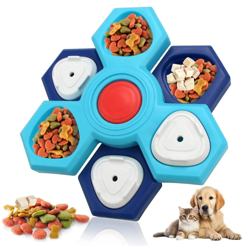 Slow Feed Dog Puzzle – Interactive Training Tray