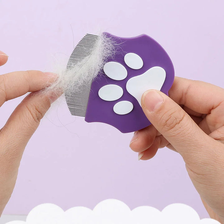 Mini Pet Face Comb – Stainless Steel & Gentle Flea Removal