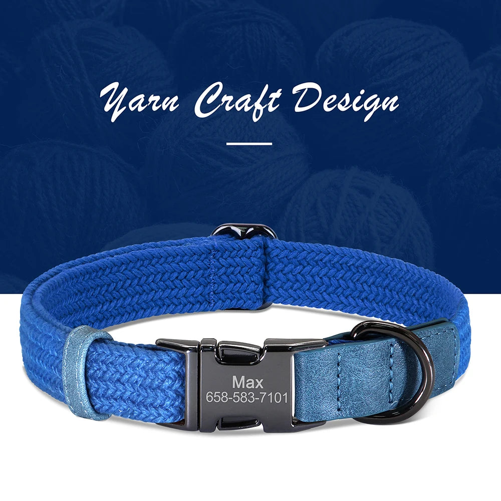 Custom Dog Collar – Free Engraved & Adjustable