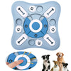 Dog Puzzle Toy – IQ Training Slow Feeder with Squeak Button