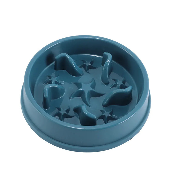 Slow Feeder Pet Bowl – Anti-Slip Anti-Tip with Maze Design