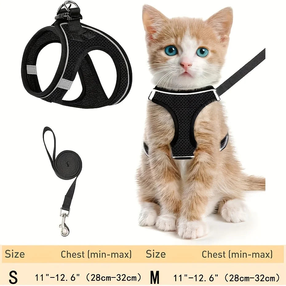 Escape-Proof Harness – Breakaway Buckle & Adjustable