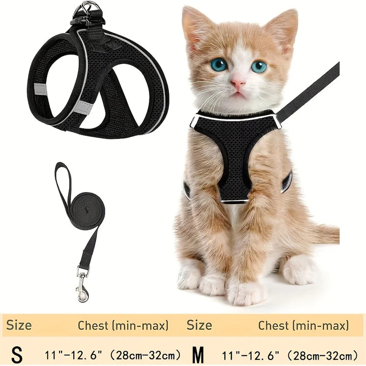 Escape-Proof Harness – Breakaway Buckle & Adjustable