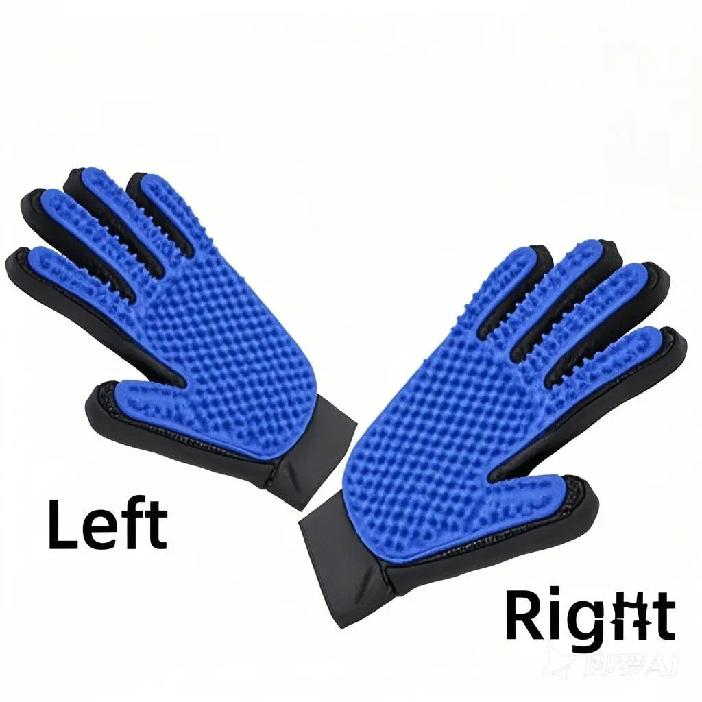 Pet Grooming Glove – Gentle Deshedding & Ergonomic Fit