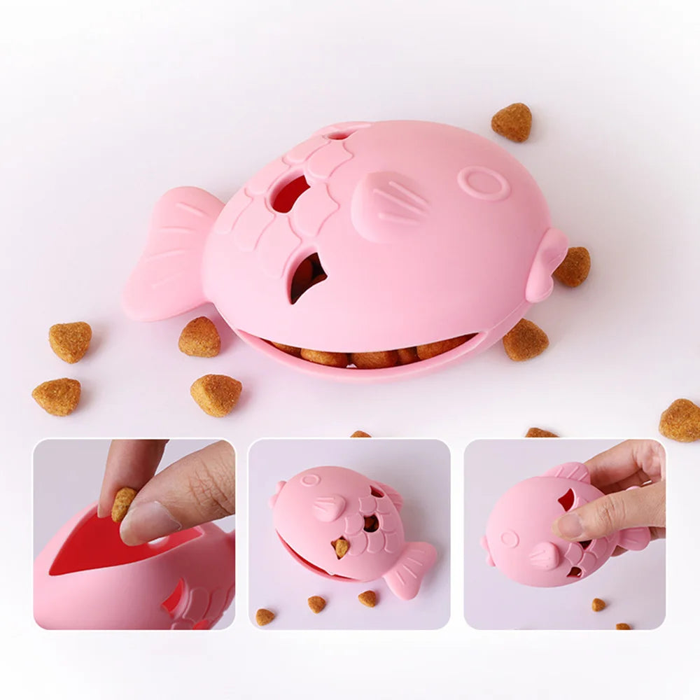 Silicone Puzzle Feeder Toy – Interactive Slow Feeder for Dogs & Cats