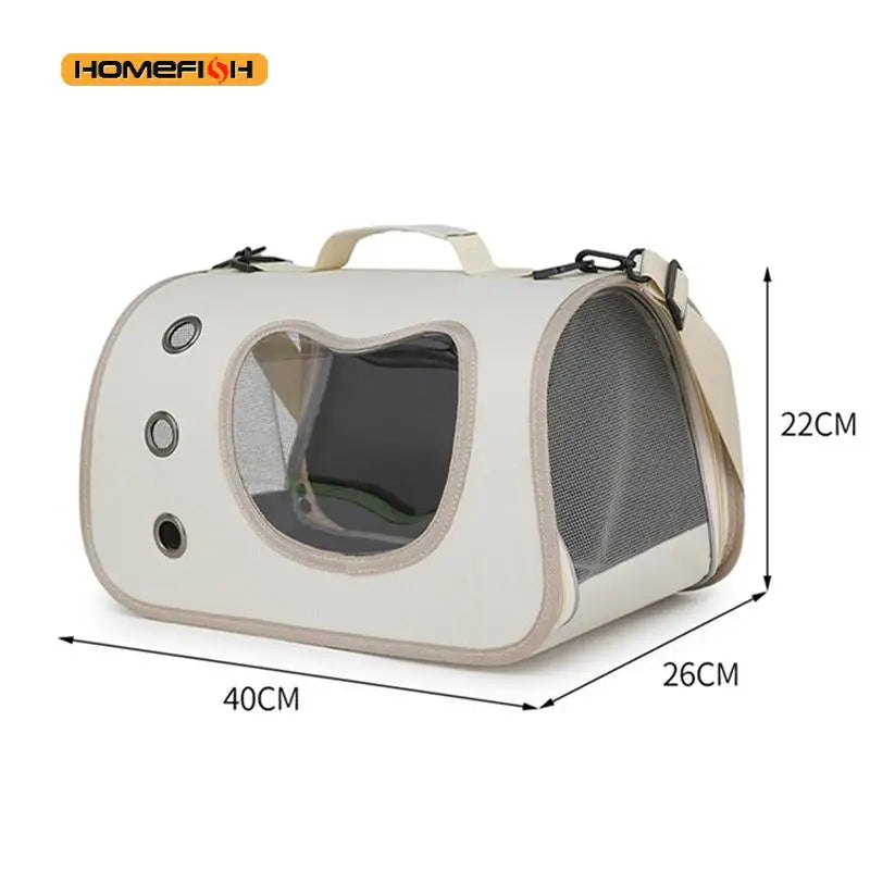 Portable Pet Carrier Bag – Foldable & Breathable Crossbody