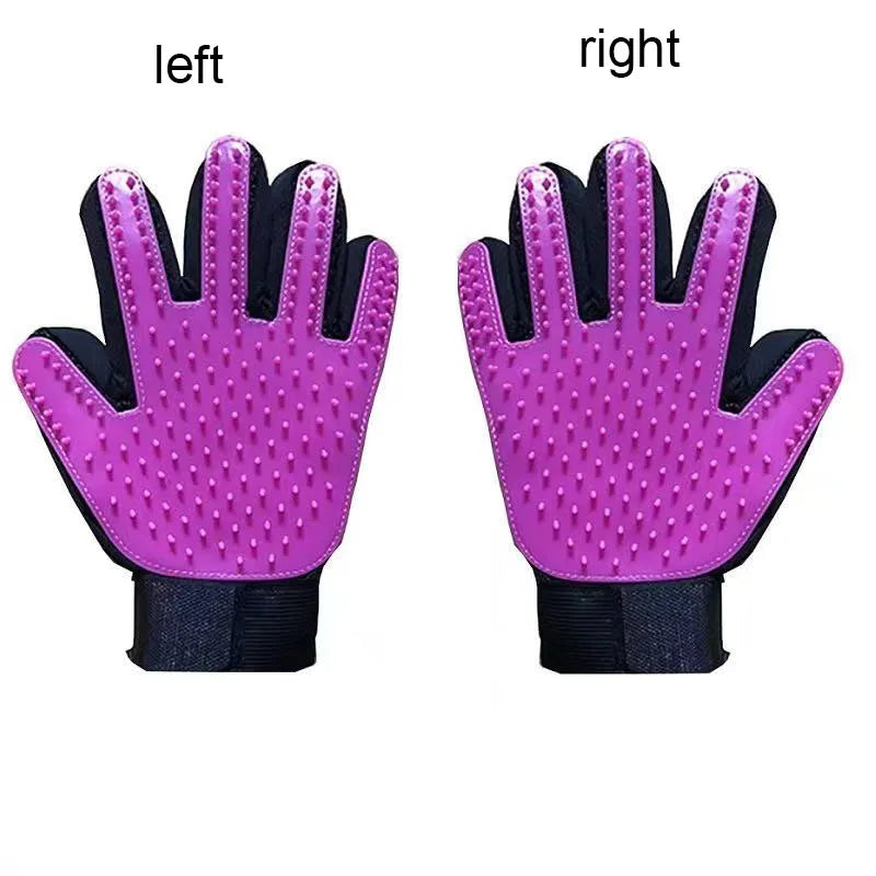 Pet Grooming Glove – Gentle Deshedding & Ergonomic Fit