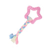 Pink Dog Chew Toy Set – 3-Pack with Teeth Cleaning
