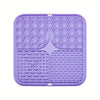 Silicone Dog Licking Mat – Slow Feeder with Suction Cups