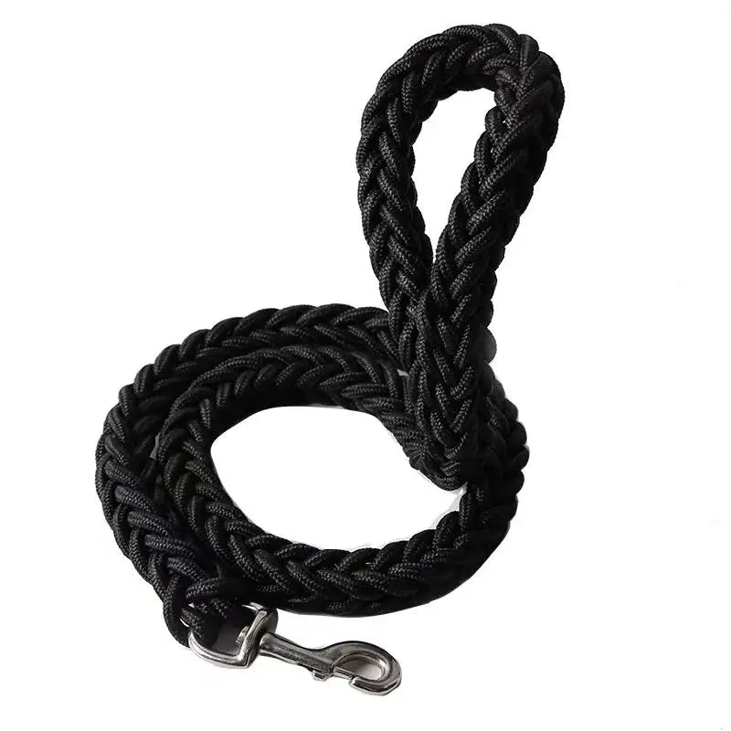 Heavy-Duty Dog Leash – Braided Nylon for Large Breeds