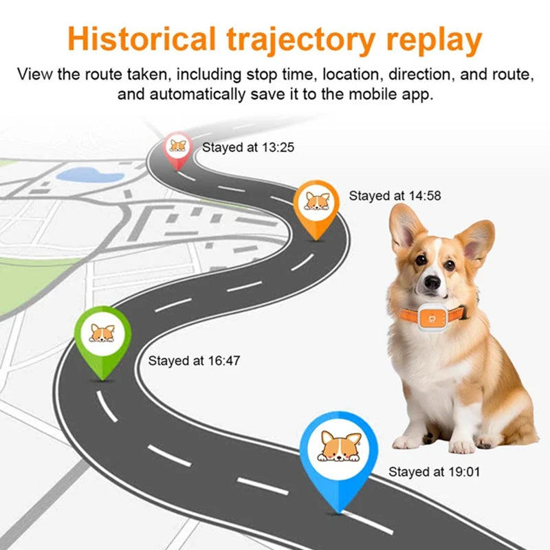 Mini 4G LTE Pet Tracker – SOS Alert & Geo-Fence