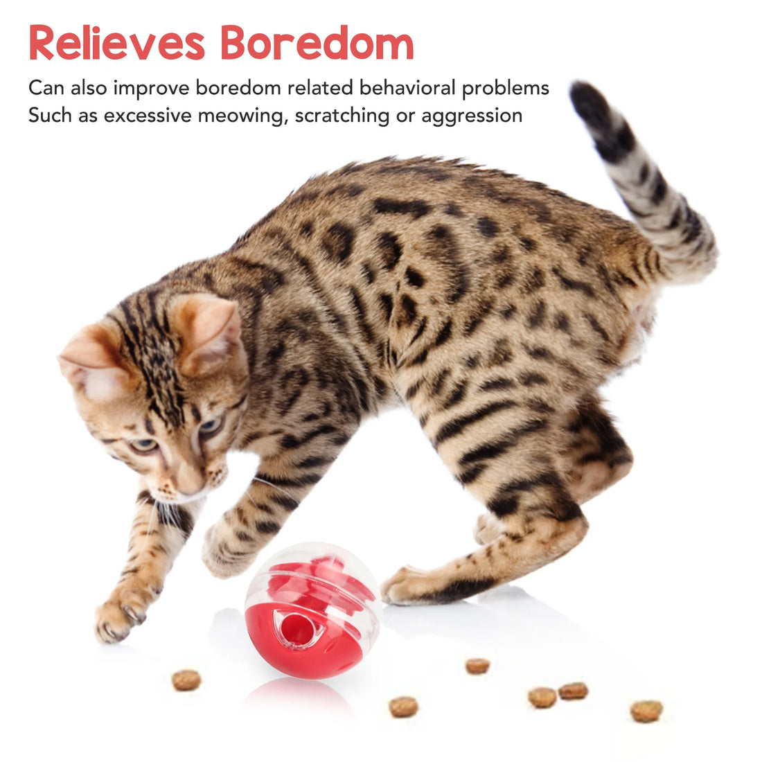 Cat Treat Ball – Interactive Slow Feeder Toy
