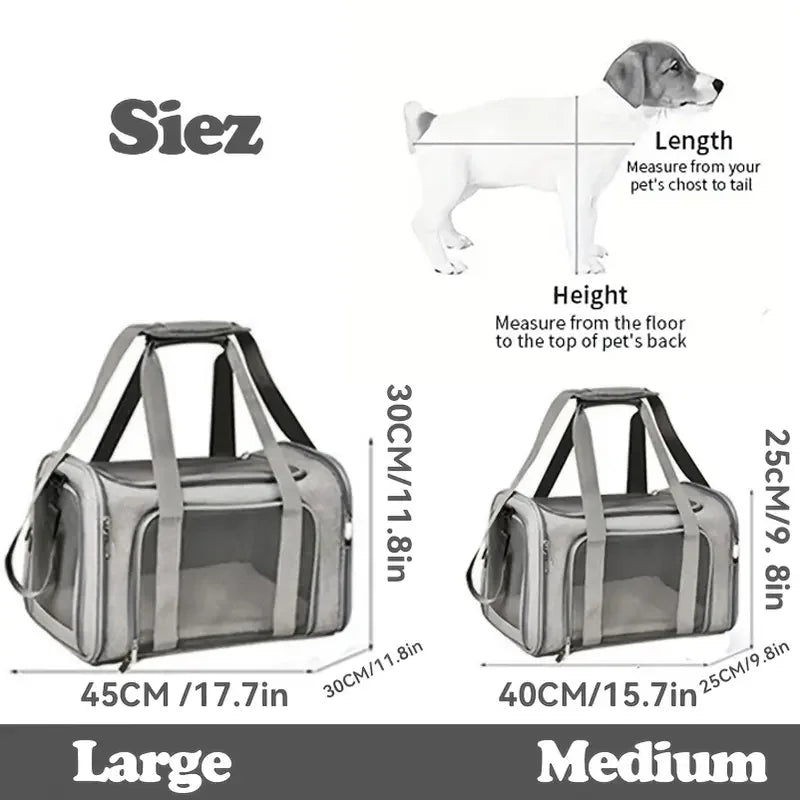Airline Approved Pet Carrier – Soft-Sided & Breathable