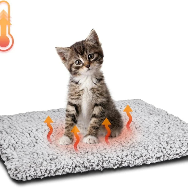 Self-Warming Pet Pad – Thermal, Washable & Non-Slip