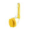 Long Handle Pet Bath Brush – Shampoo Dispenser & Silicone