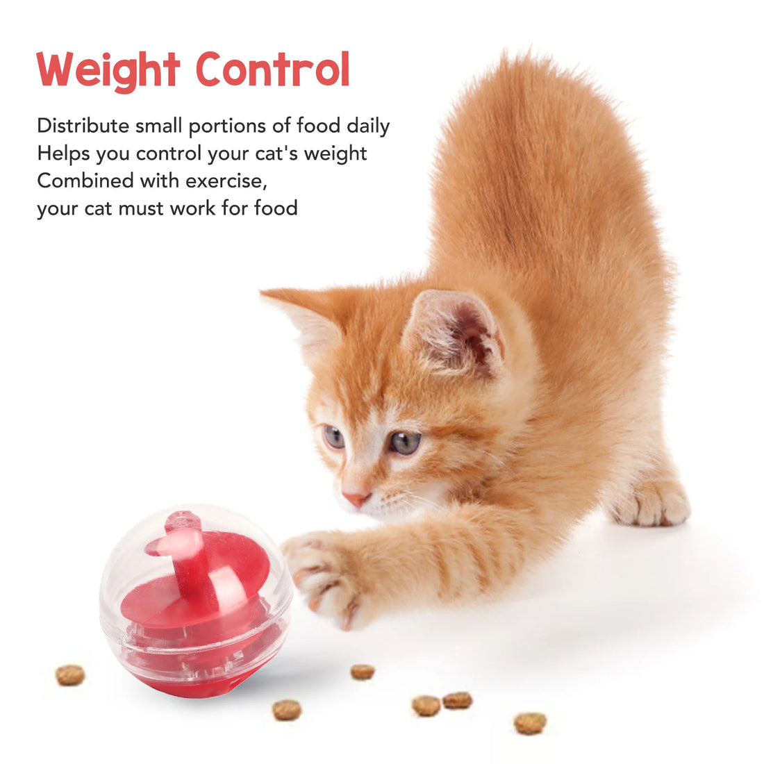 Cat Treat Ball – Interactive Slow Feeder Toy
