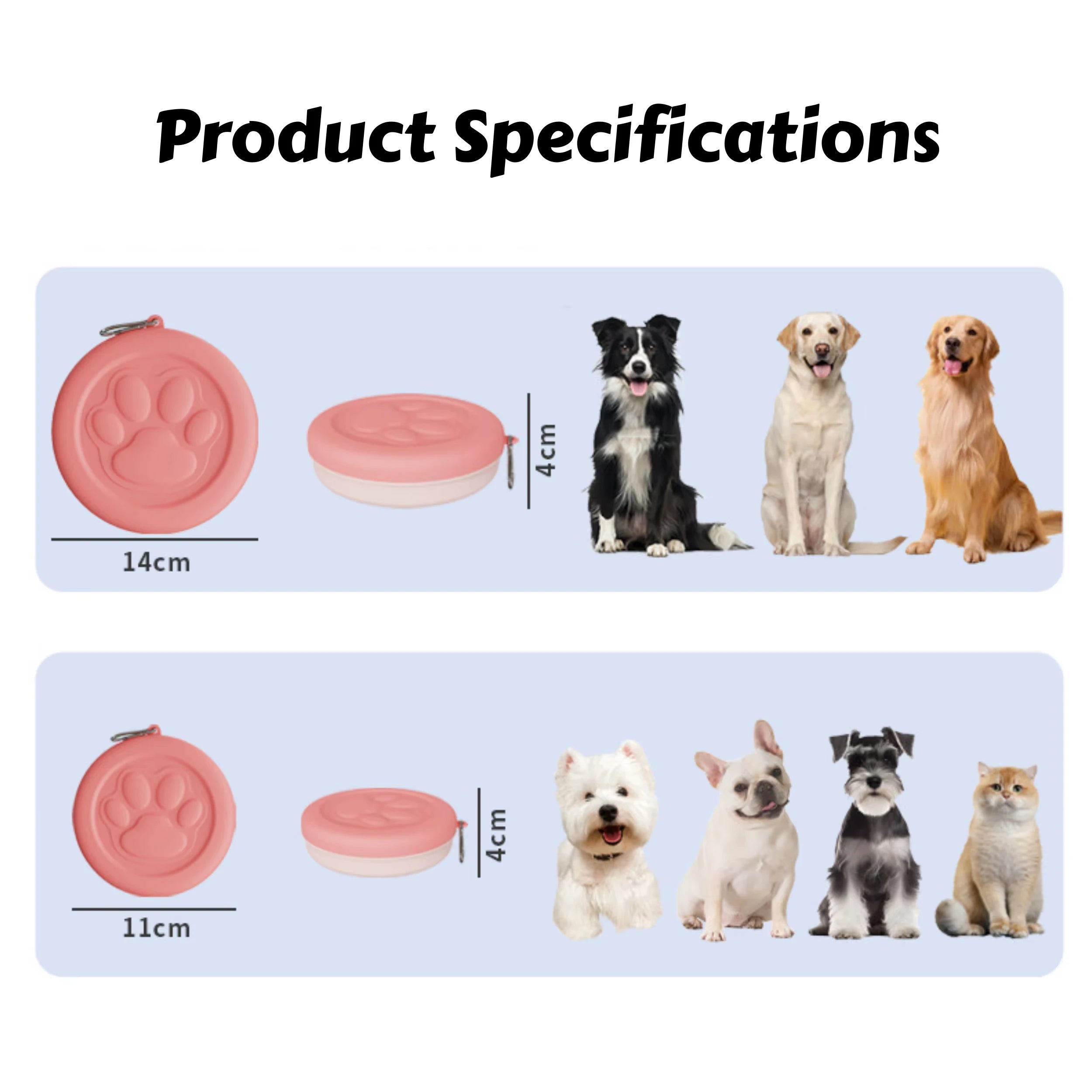Pet Travel Bowl – 2-in-1 with Treat Compartment