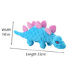 Squeaky Plush Dinosaur Dog Toy – Stuffing-Free Interactive Chew Toy