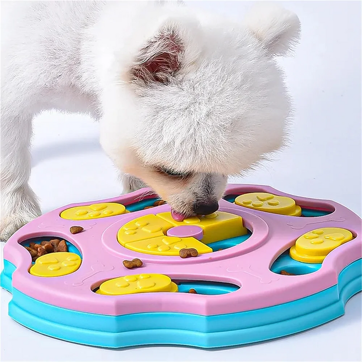 Dog Puzzle Feeder – Interactive Slow Feeder Bowl