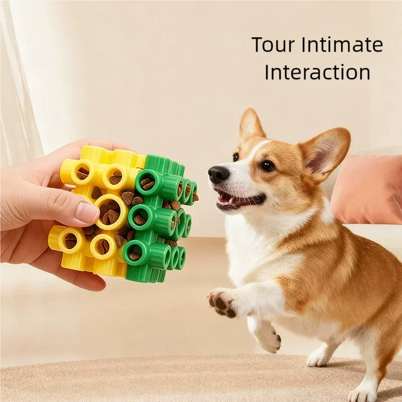 Dog Puzzle Toy – Treat Dispensing & Bite Resistant