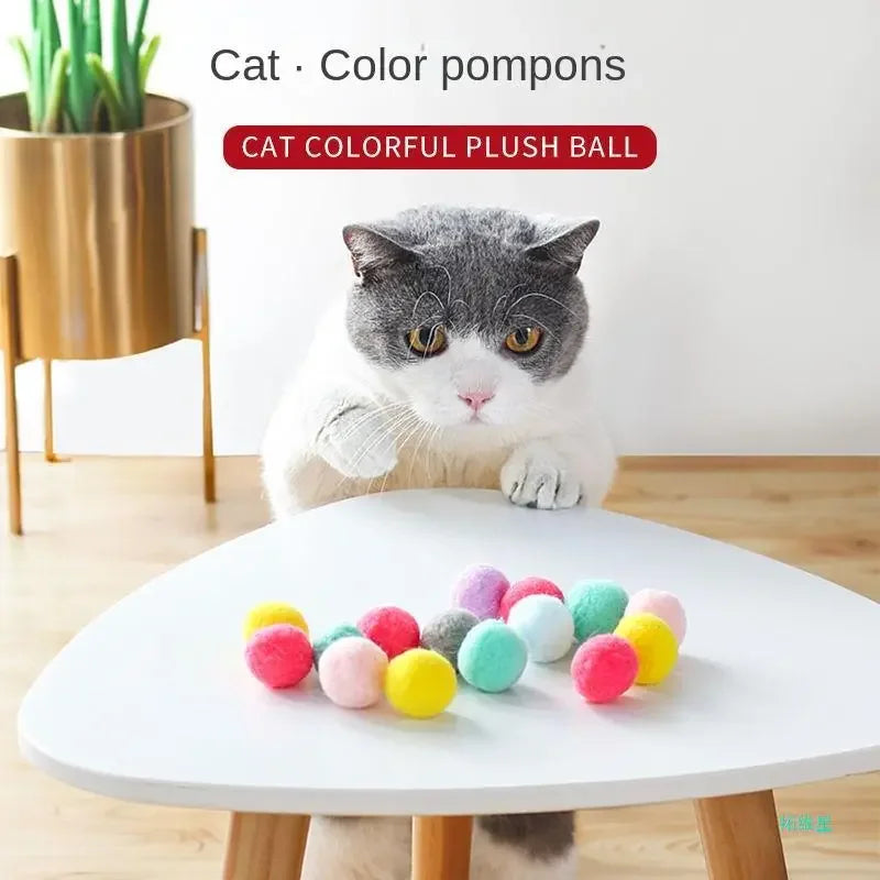 Cat Toy Launcher – Interactive with Stretch Plush Balls