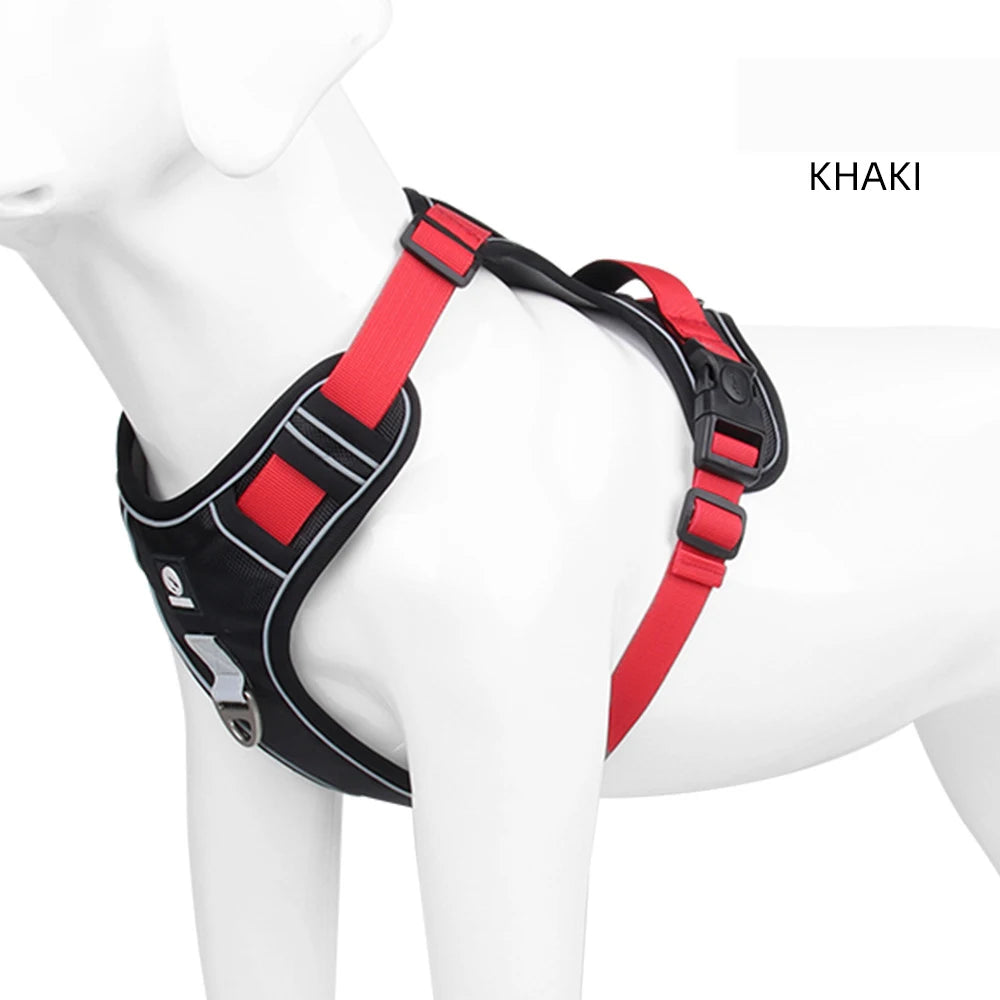 No-Pull Dog Harness – Reflective & Breathable Adjustable