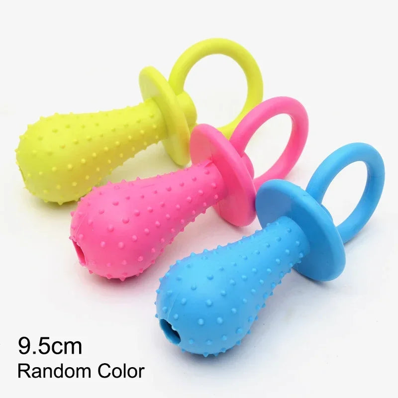 Indestructible Chew Toy – TPR Teeth Cleaning & Squeaky