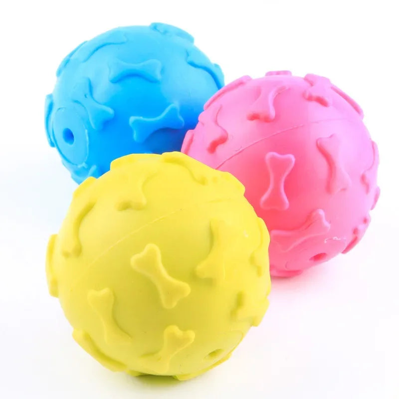 Cute Small Dog Chew Toy – Bite-Resistant Rubber & Random Color