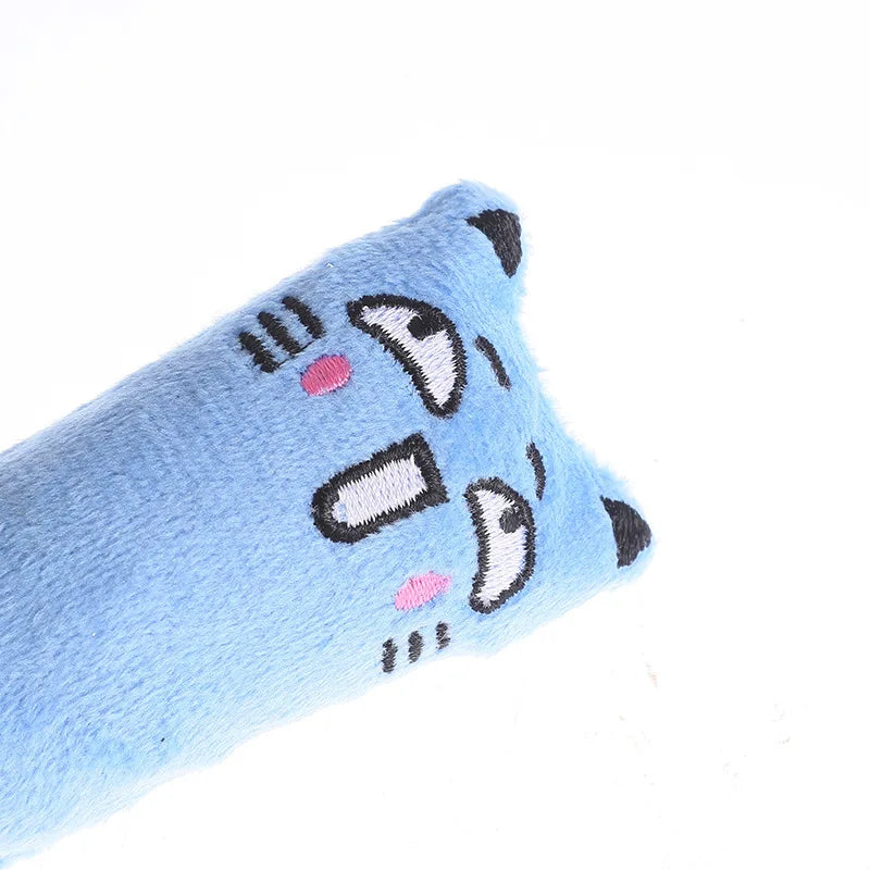 Mini Catnip Squeaky Toy – Plush Cat Teething Toy with 5 Colors