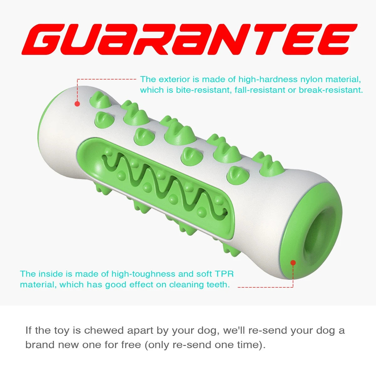 Dog Dental Chew Toy – Teeth Cleaning & Toothbrush Design