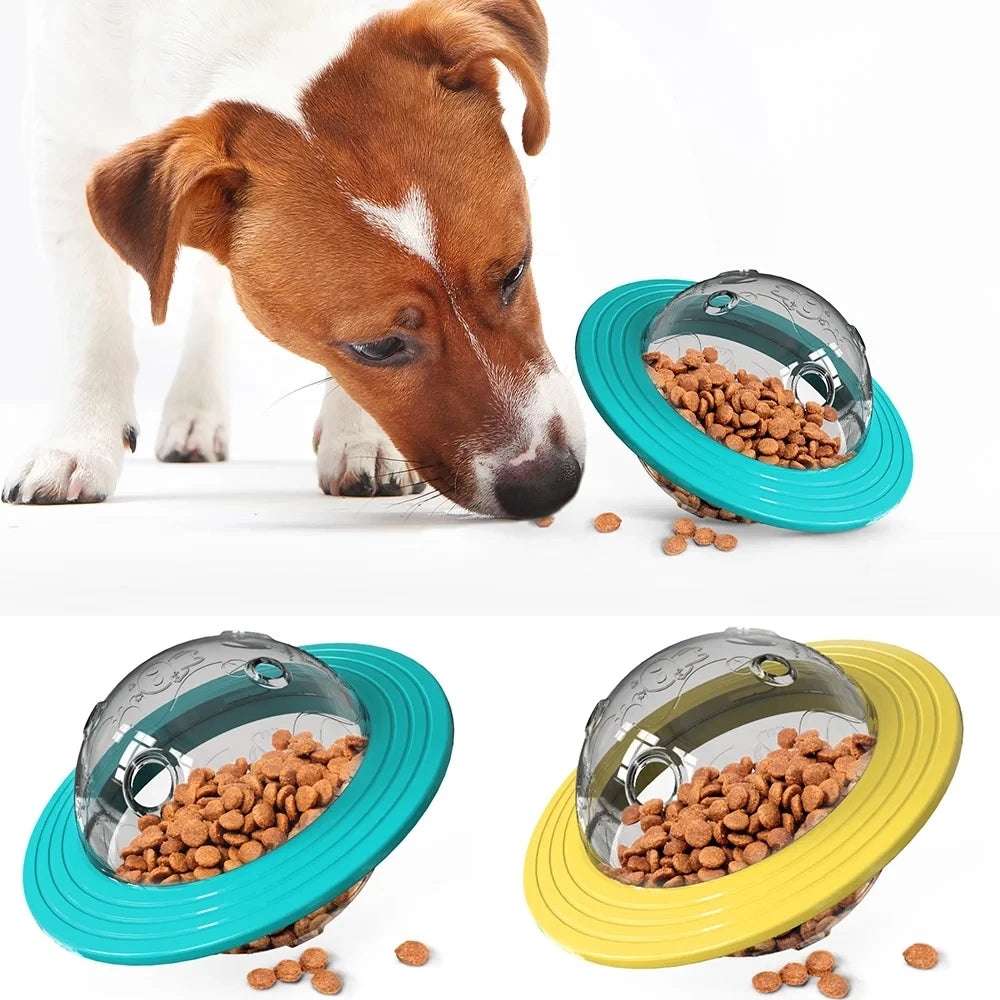 Treat Dispensing Flying Disc – Interactive Dog Toy for Outdoor Fetch & IQ Training