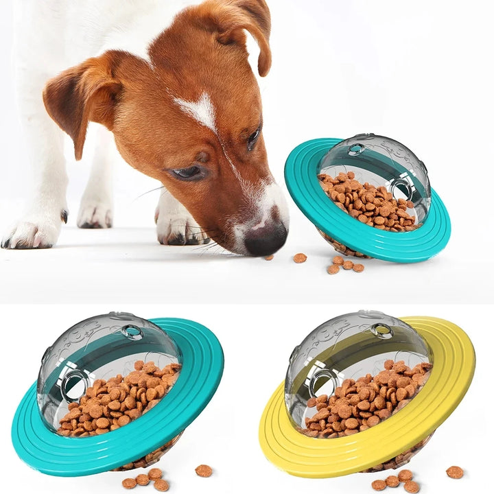 Treat Dispensing Flying Disc – Interactive Dog Toy for Outdoor Fetch & IQ Training